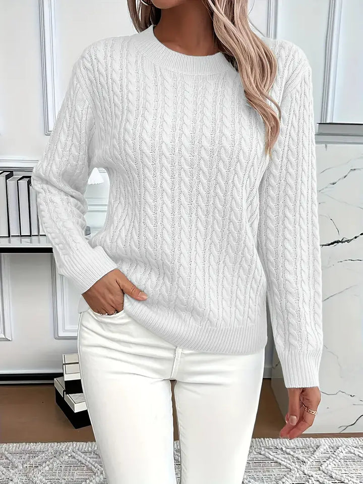 Evelyn - Cable Knit Sweater