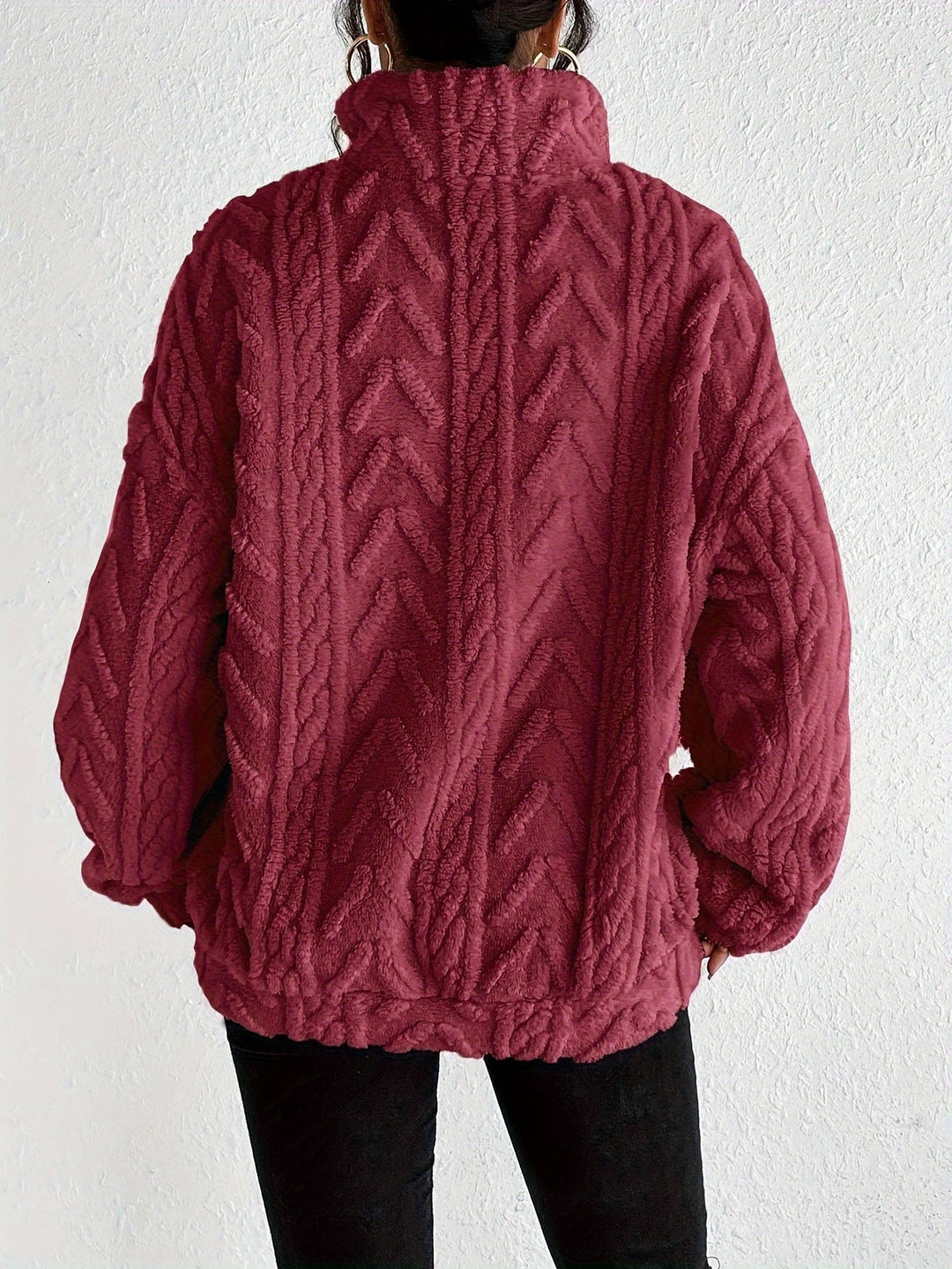 Zoe - Quarter Zip Sweater