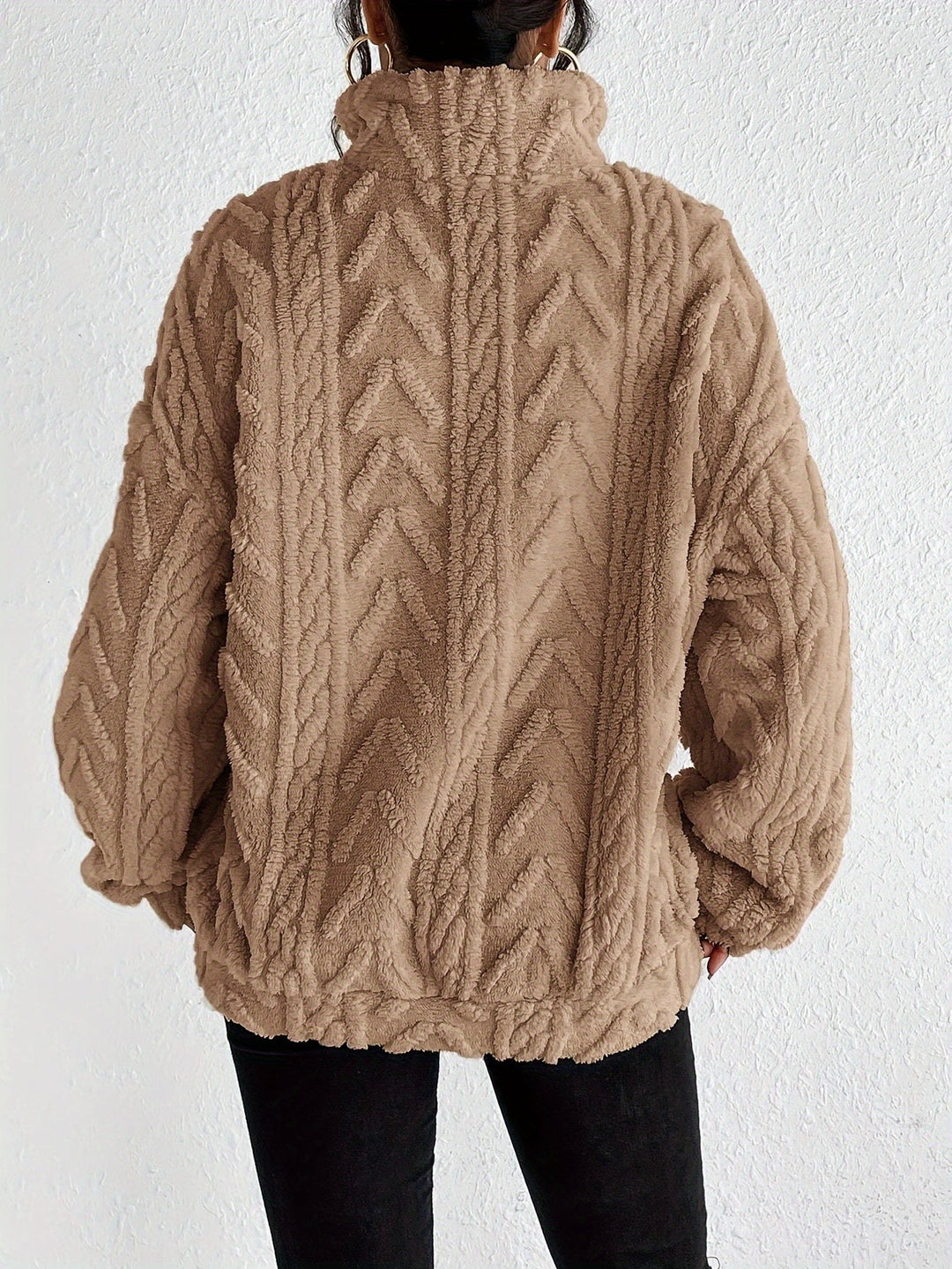 Zoe - Quarter Zip Sweater