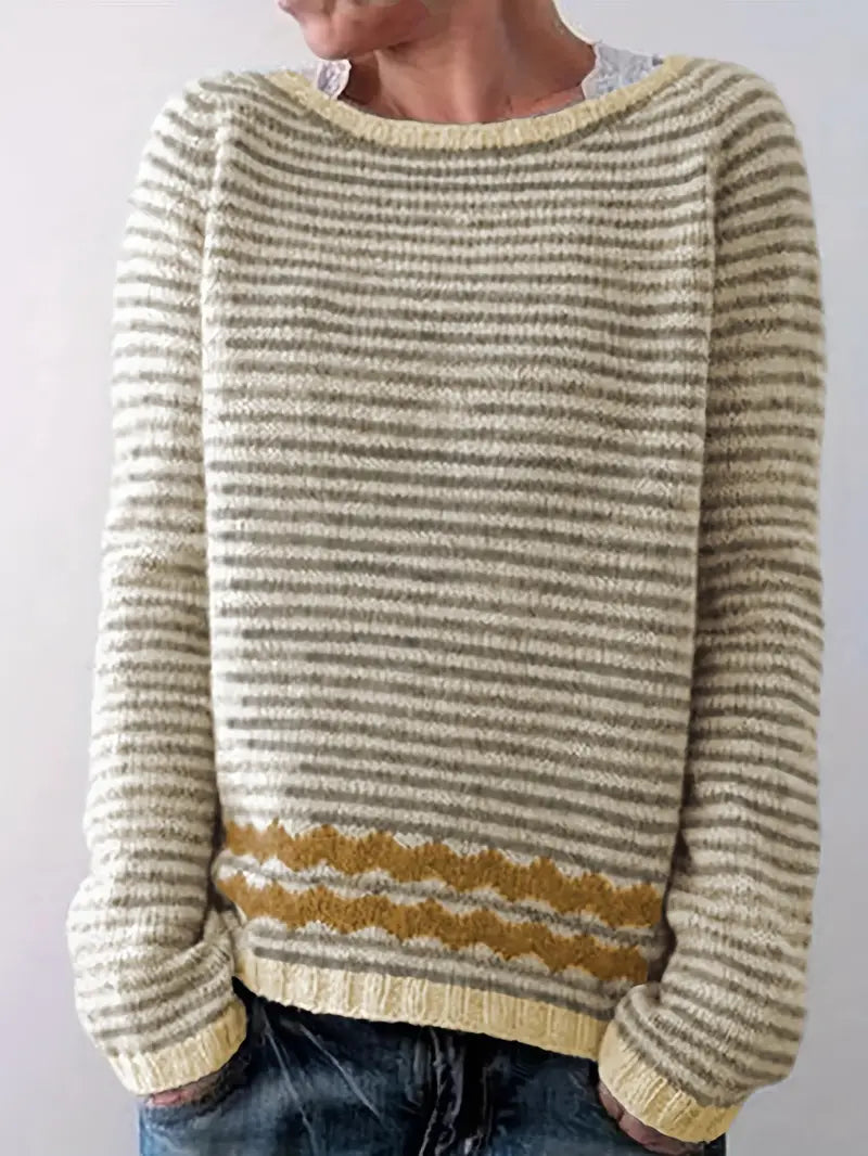 Claire - Cozy Striped Sweater