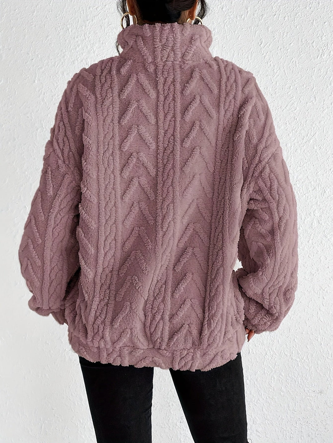 Zoe - Quarter Zip Sweater