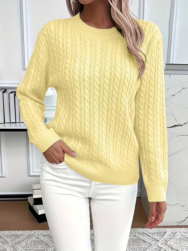 Evelyn - Cable Knit Sweater