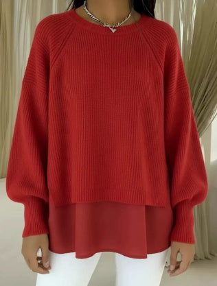 Adelyn - Layered Knit Sweater