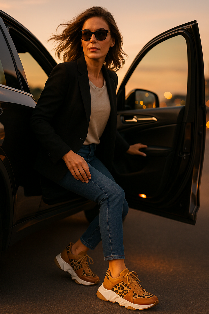 Naya | Leopard Comfort Sneakers