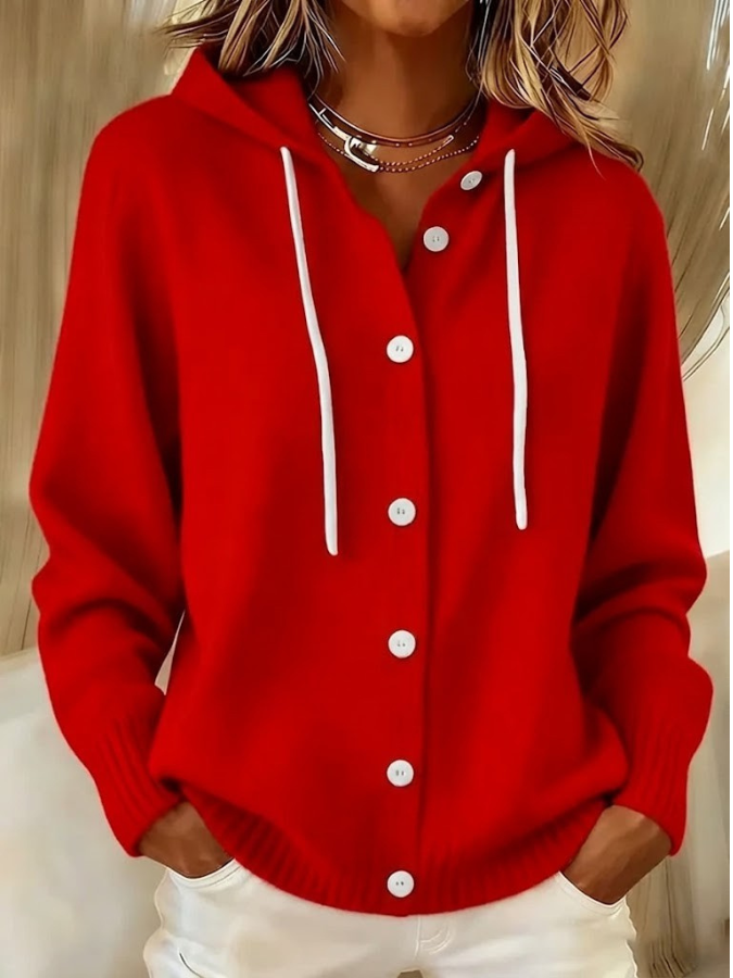 Melanie - Cozy Button Cardigan