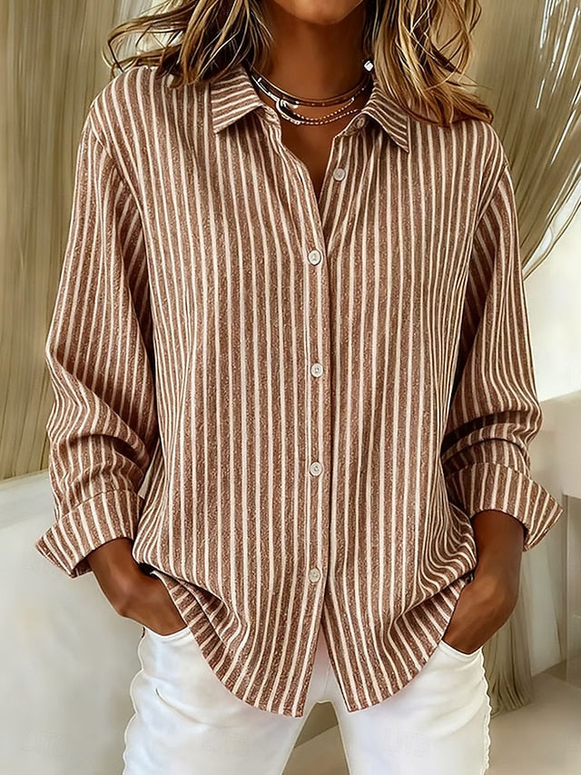 Rebecca - Striped Button Shirt