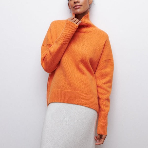 Verena - Turtleneck Knit Sweater