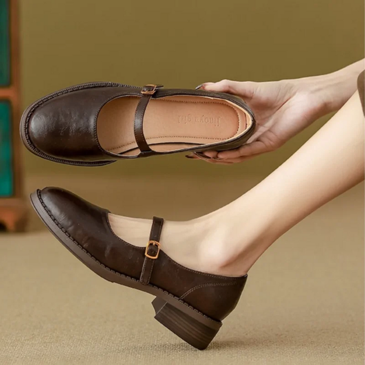 Beatrice | Classic Leather Mary Janes