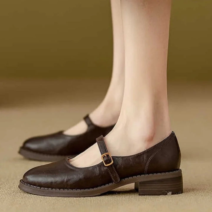 Beatrice | Classic Leather Mary Janes