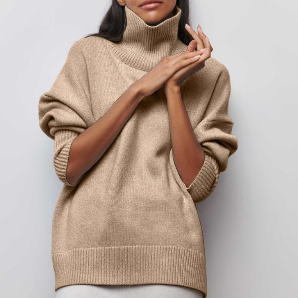 Verena - Turtleneck Knit Sweater