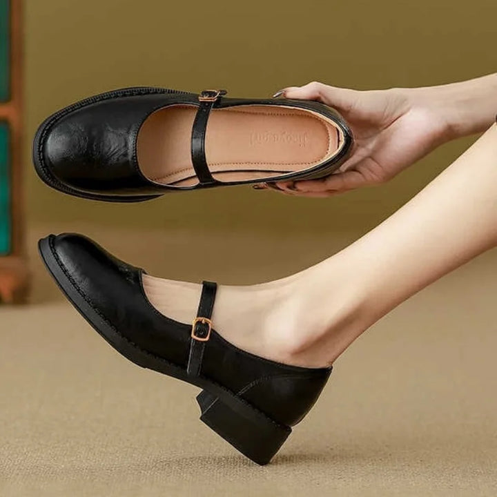 Beatrice | Classic Leather Mary Janes