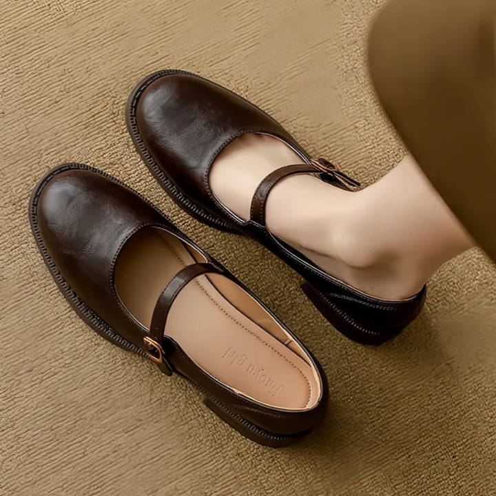 Beatrice | Classic Leather Mary Janes