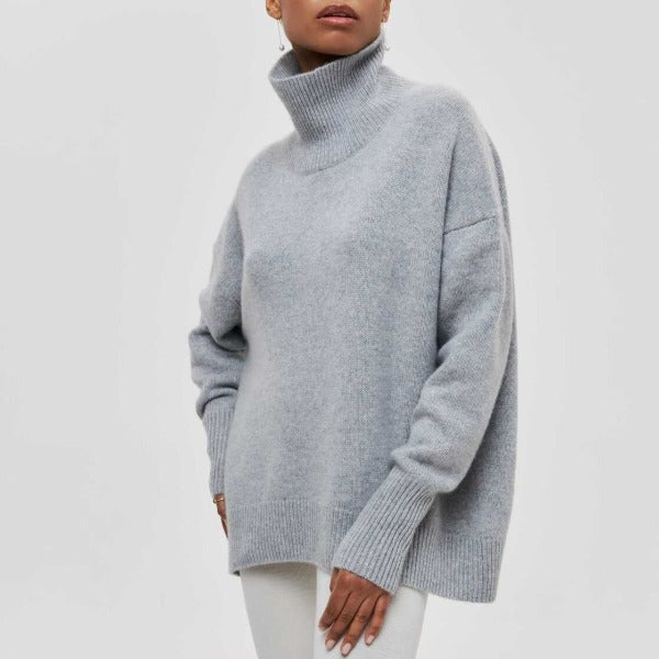 Verena - Turtleneck Knit Sweater