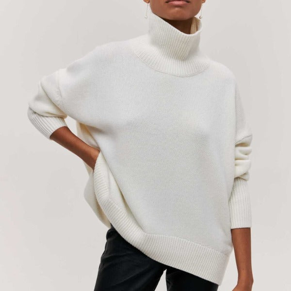 Verena - Turtleneck Knit Sweater
