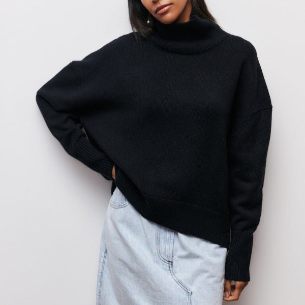 Verena - Turtleneck Knit Sweater