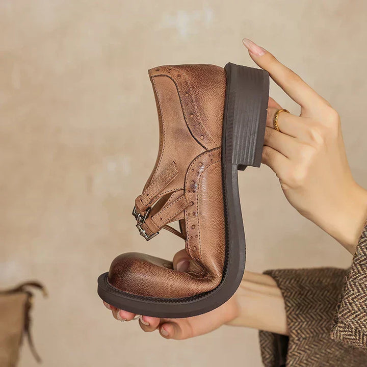 Elisa | Classic Leather Mary Janes