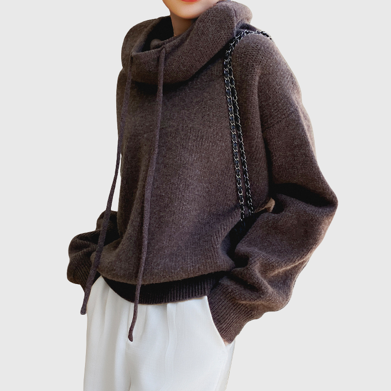 Thea - Turtleneck Hoodie