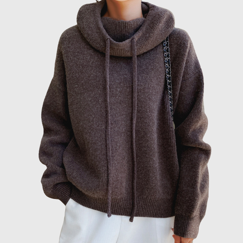 Thea - Turtleneck Hoodie