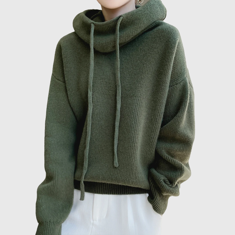 Thea - Turtleneck Hoodie