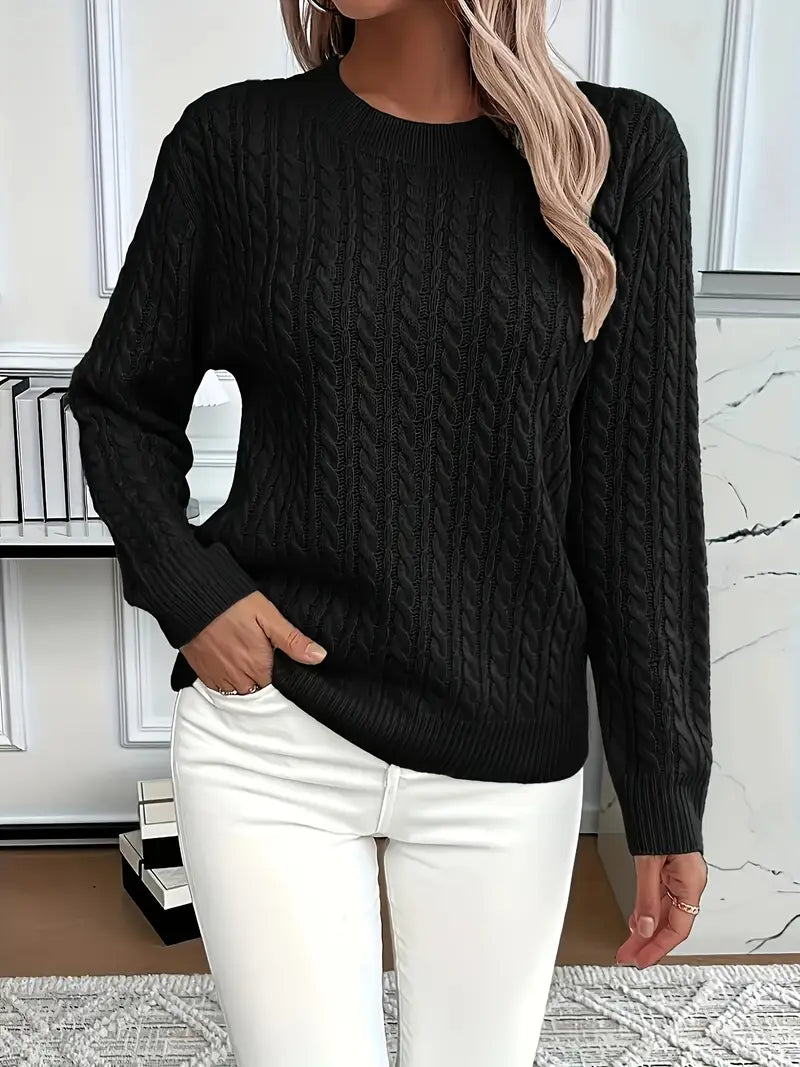 Evelyn - Cable Knit Sweater