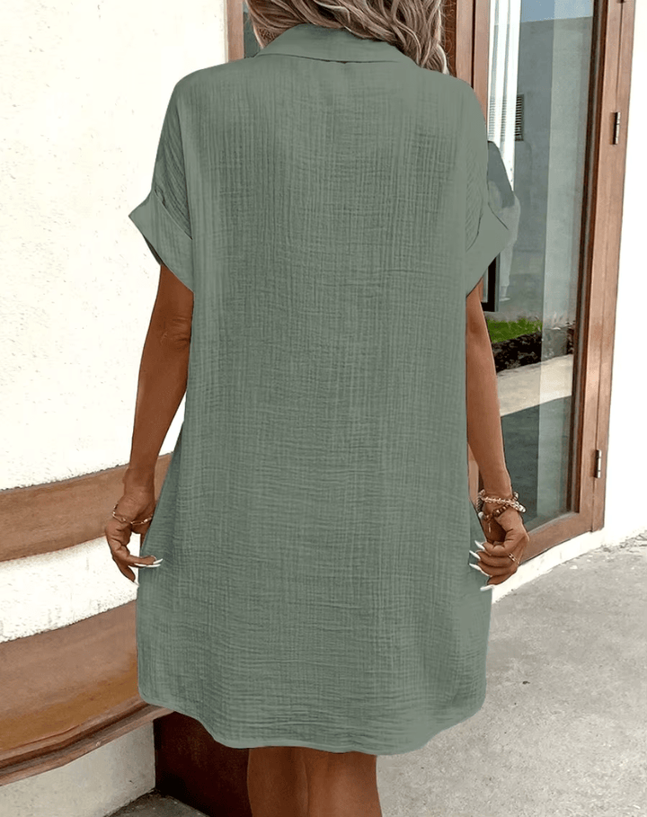 Lucette | Button Shirt Dress